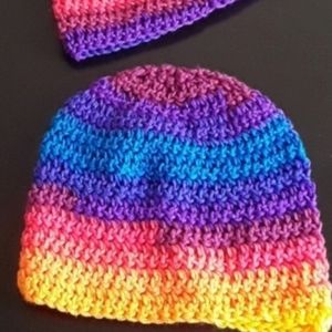 Rainbow hat